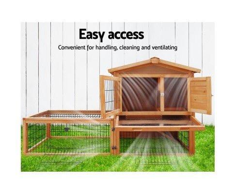 Image showcasing Pet 155cm Tall Wooden Pet Coop | House Of Pets Delight (HOPD)