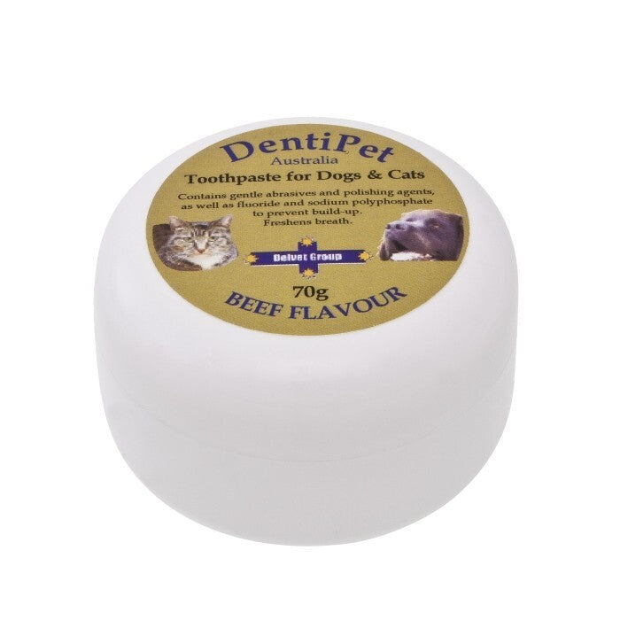 Dentipet Beef-Flavoured Toothpaste for Cats and Dogs - 70g