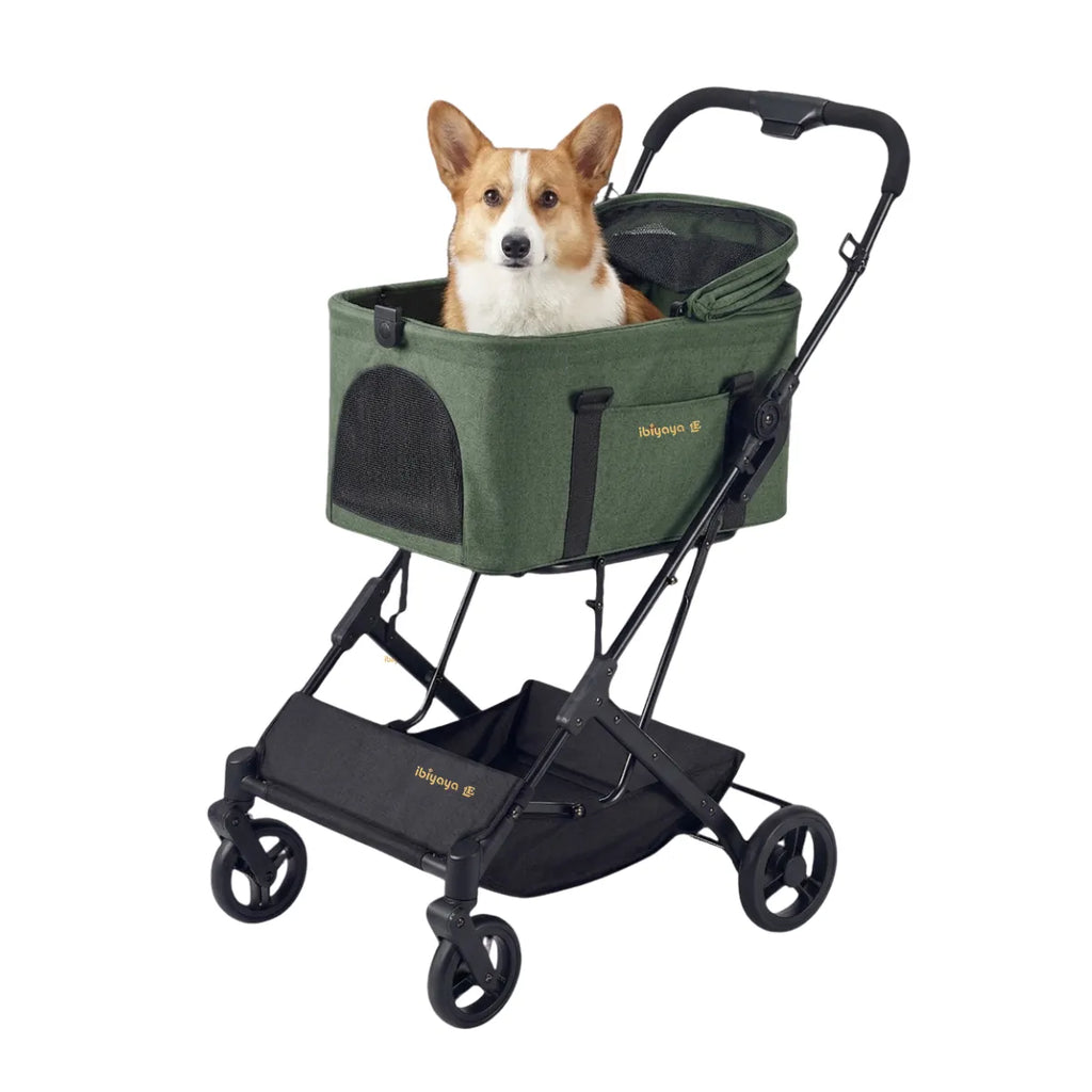 Essential – Travois Tri-fold Pet Travel System XL – Blau