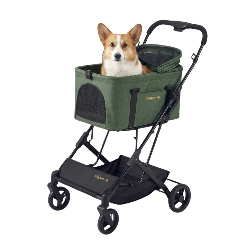 Essential – Travois Tri-fold Pet Travel System XL – Blau