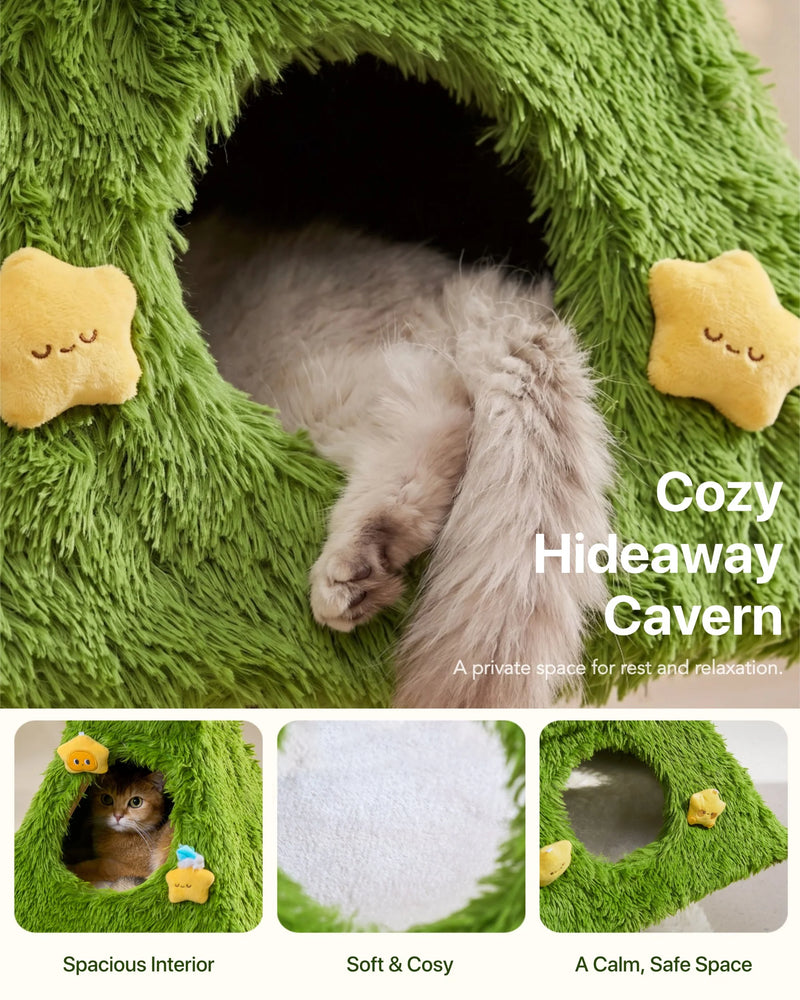 Christmas Loaf Cat Tree -117cm Height