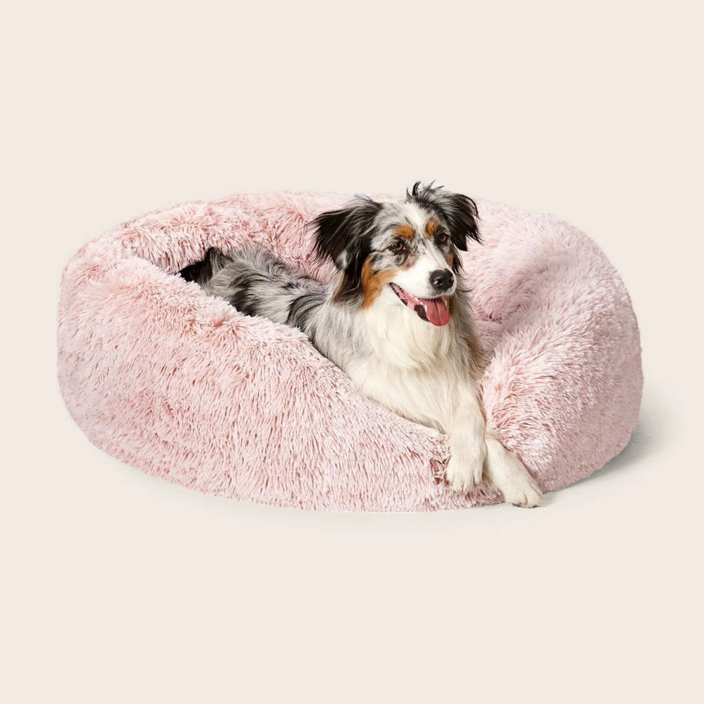 Calming Cuddler Dog Bed – Pink