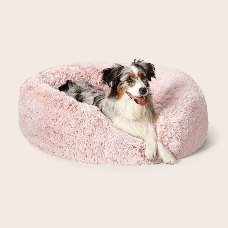 Calming Cuddler Dog Bed – Pink