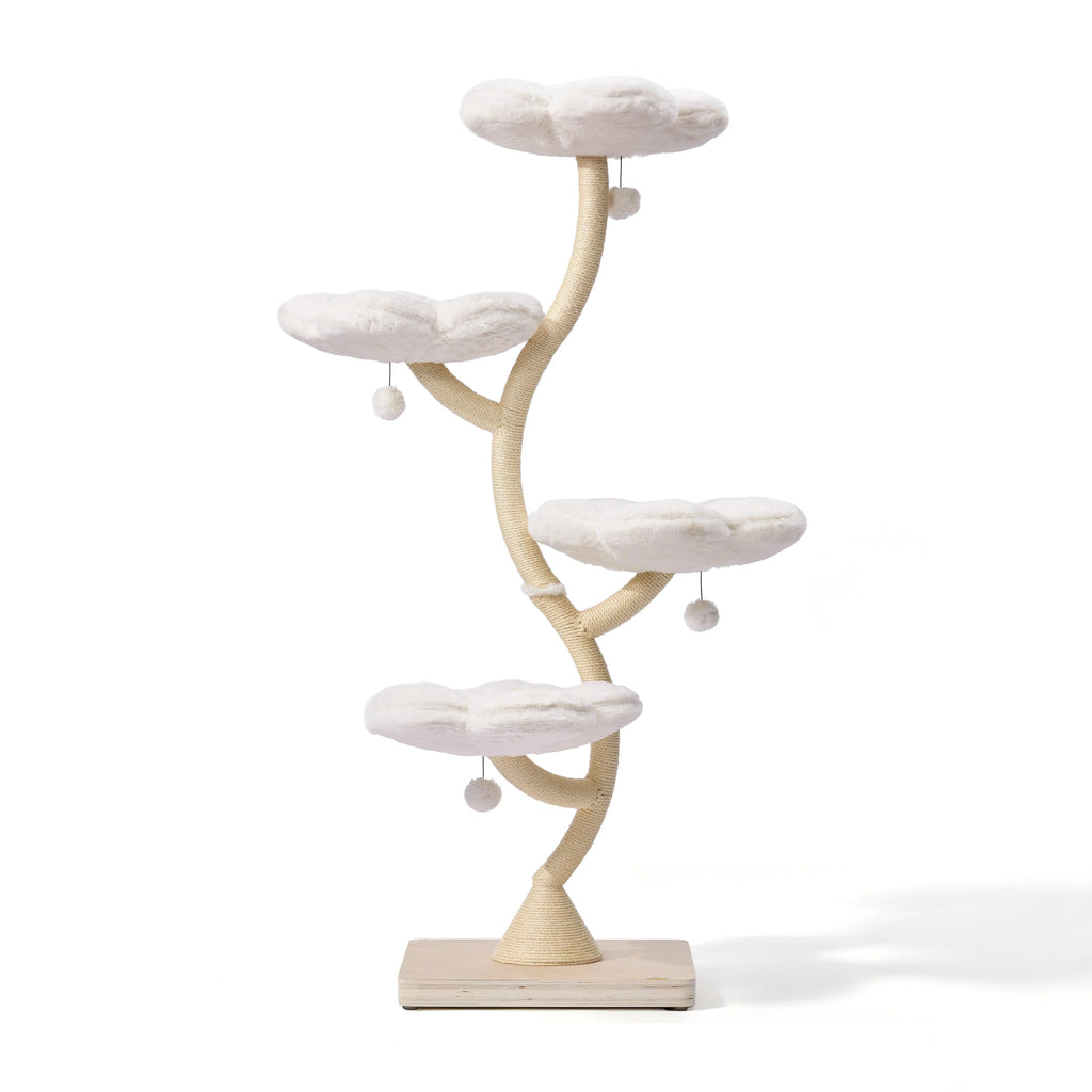 Fairy Cat Tower Deluxe 4-Tier Designer Flower Cat Tree - Aurora