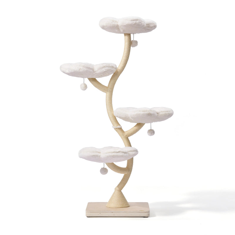 Fairy Cat Tower Deluxe 4-Tier Designer Flower Cat Tree - Aurora