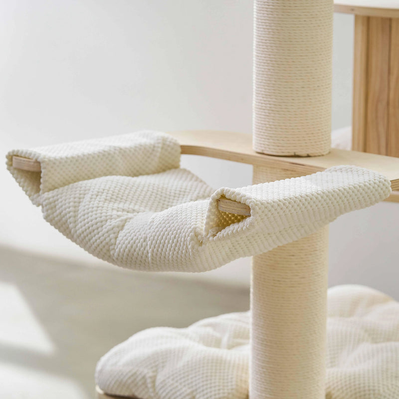 Lumi Multi-Layer Solid Wood Cat Nest Tree