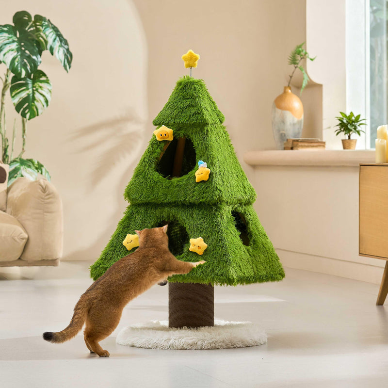 Christmas Loaf Cat Tree -117cm Height