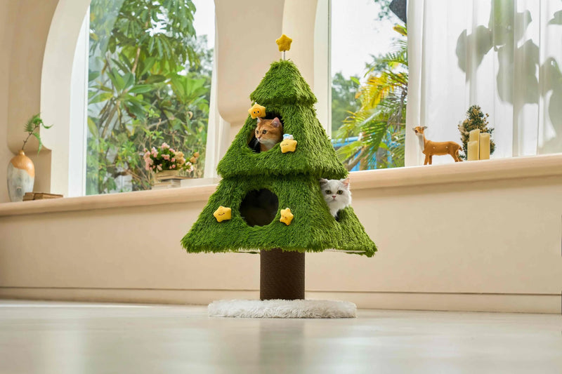 Christmas Loaf Cat Tree -117cm Height