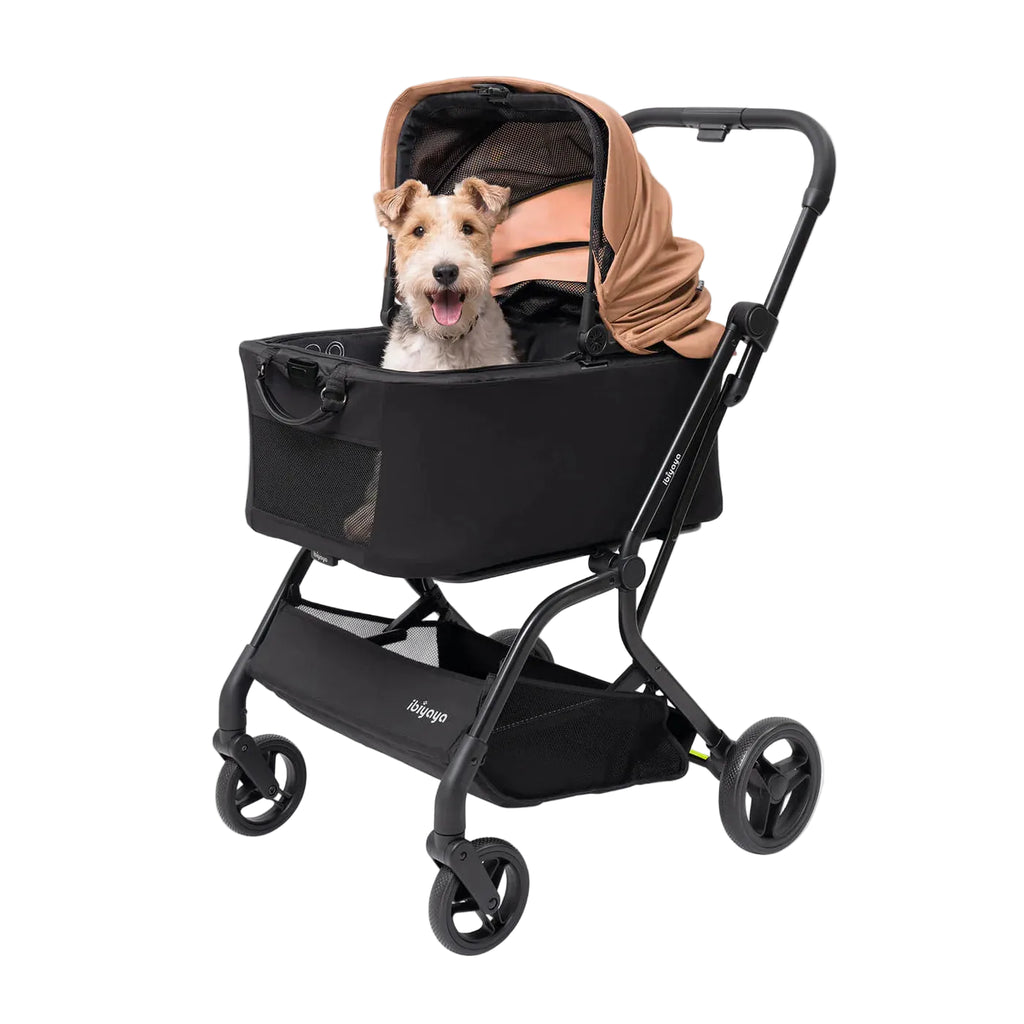 HUE-GO Detachable Pet Stroller & Capsule - Brick Red