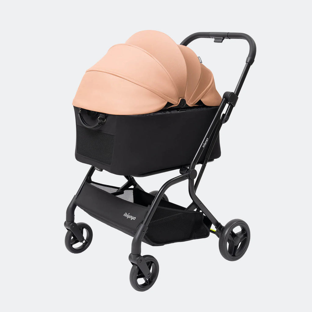 HUE-GO Detachable Pet Stroller & Capsule - Brick Red