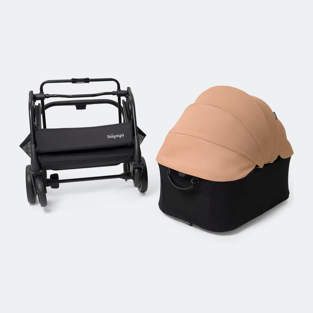 HUE-GO Detachable Pet Stroller & Capsule - Brick Red