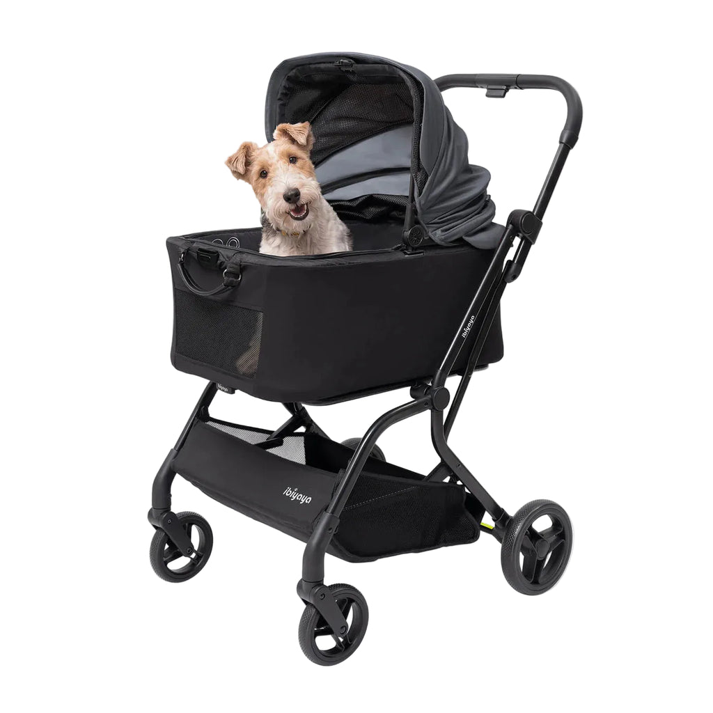 HUE-GO Detachable Pet Stroller & Capsule - Stone Grey