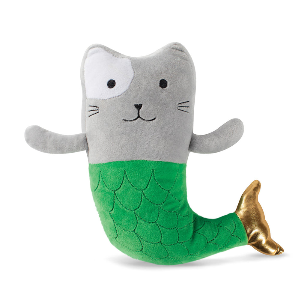 Plush Squeaker Dog Toy - Mercat Mermaid Cat