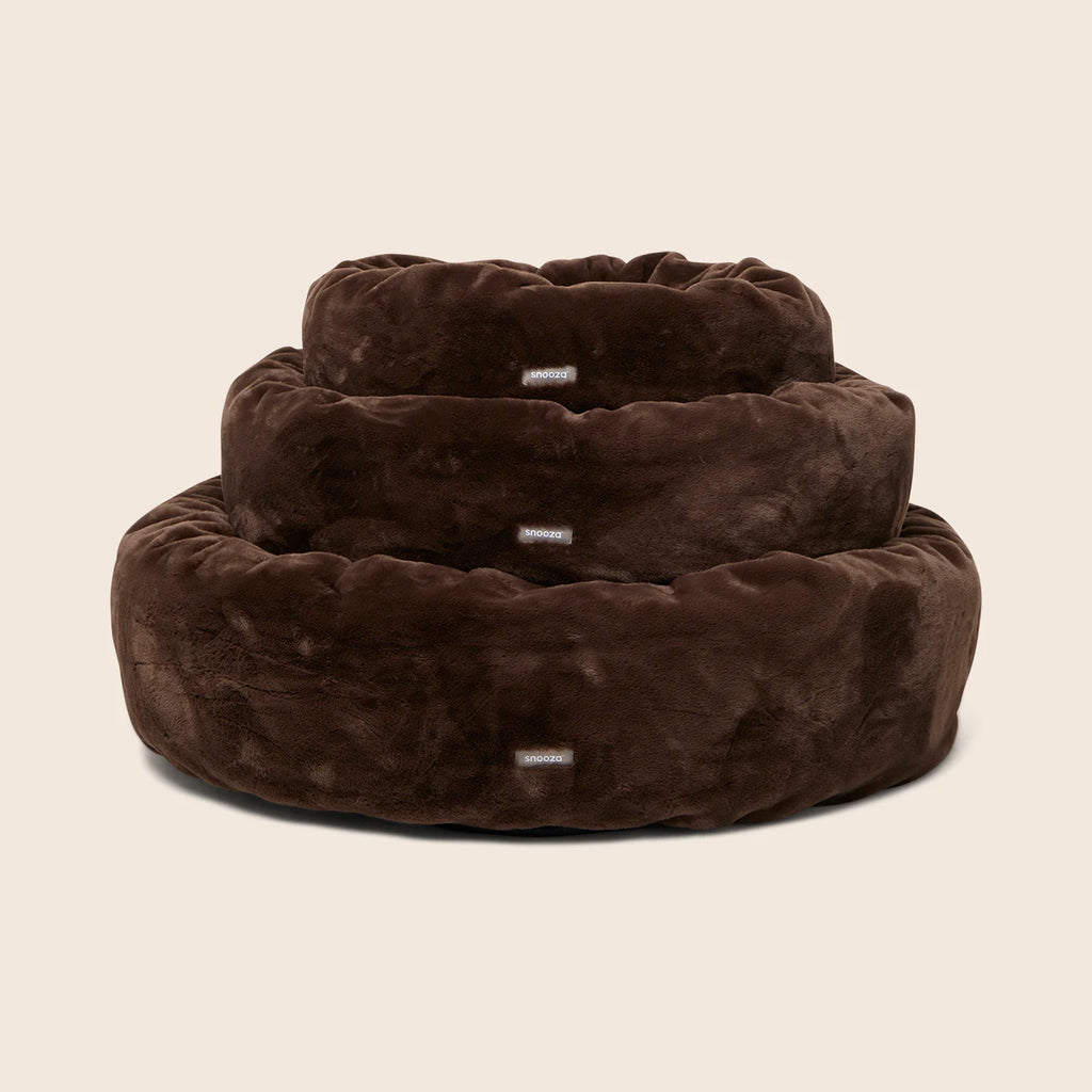 Snooza Luxe Fur Cuddler Hundebett – Blatt