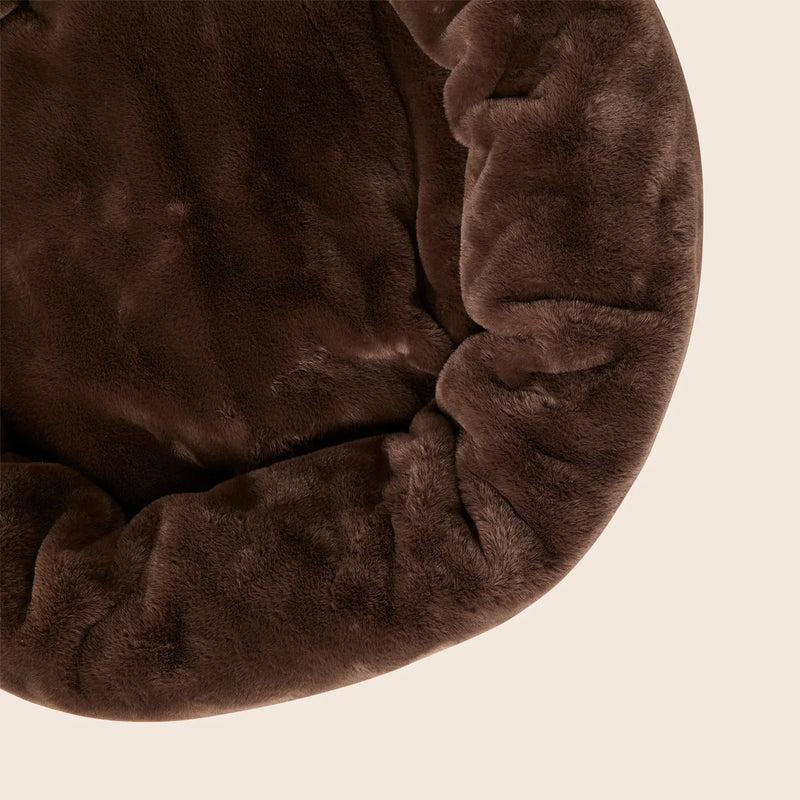 Snooza Luxe Fur Cuddler Hundebett – Blatt