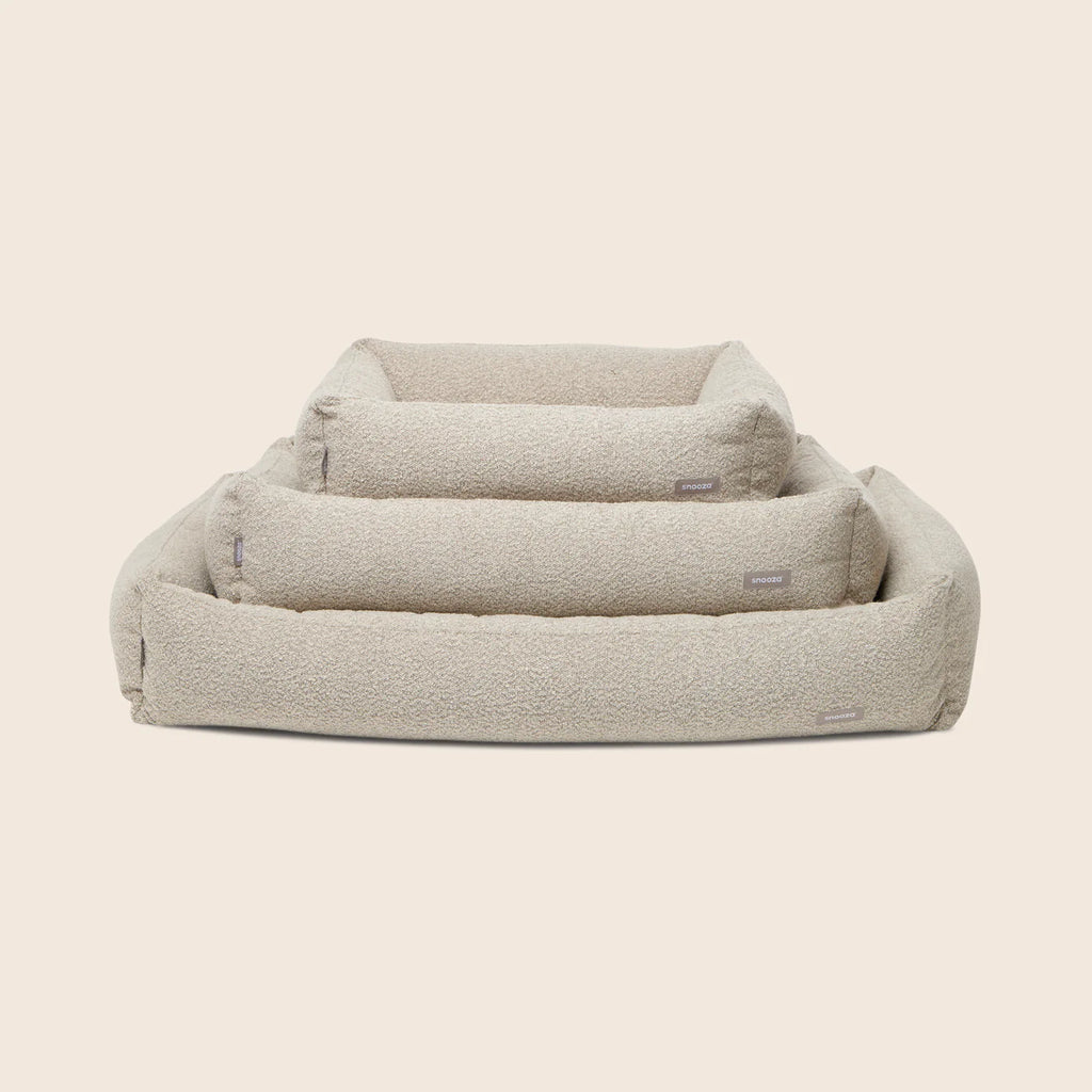 The Boucle Nest Dog Bed - Oat
