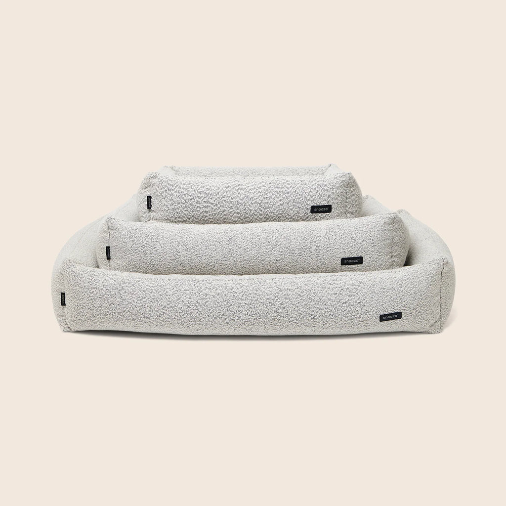 The Boucle Nest Dog Bed - Pepper