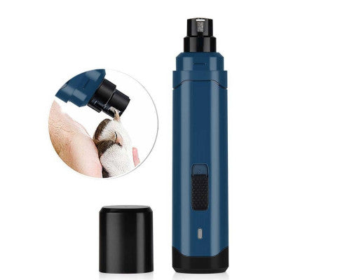 Electric Pet Nail Grinder 2 Speed Rechargeable Claw Filer N10 - Navy