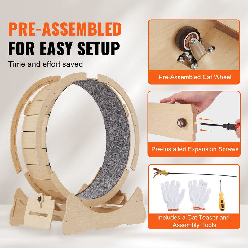 Whisker Wonderland Bamboo Smart Pet Laufband – für kleine Hunde und Katzen