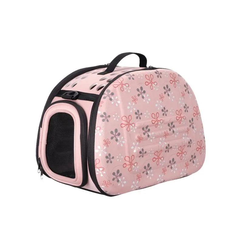 Collapsible Pet Shoulder Carrier Tuscany Pink