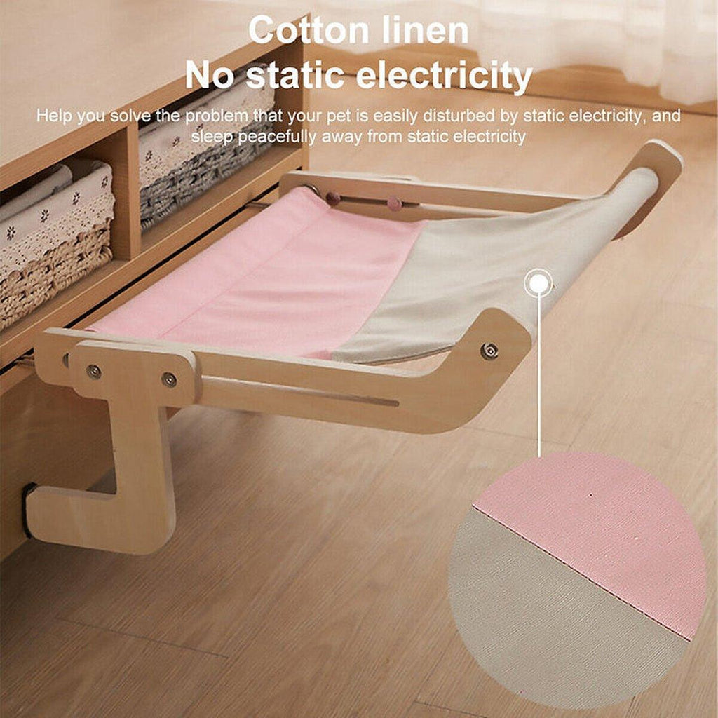 All Season Cat Window Hammock - Blue & Grey - House Of Pets Delight (HOPD)