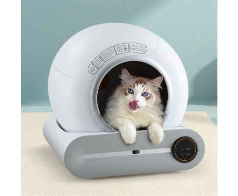 Toilet Self Flushing Litter Box Automatic Cat Litter Box Self