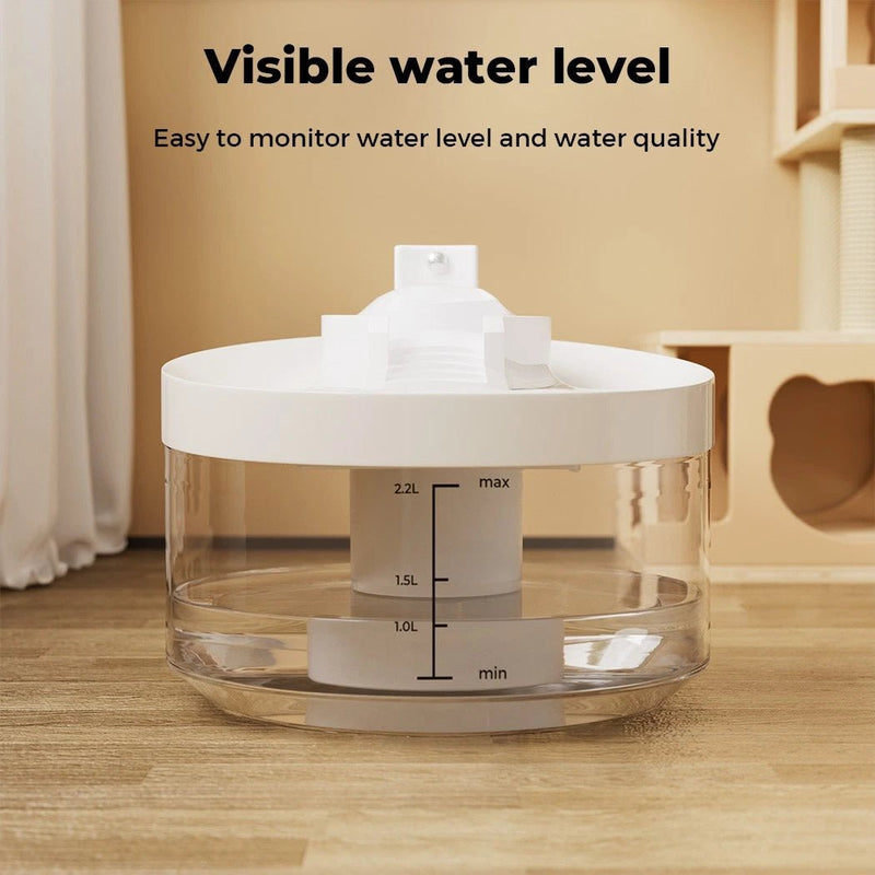 Automatic Sensor Pet Water Fountain 2.2L - House Of Pets Delight (HOPD)