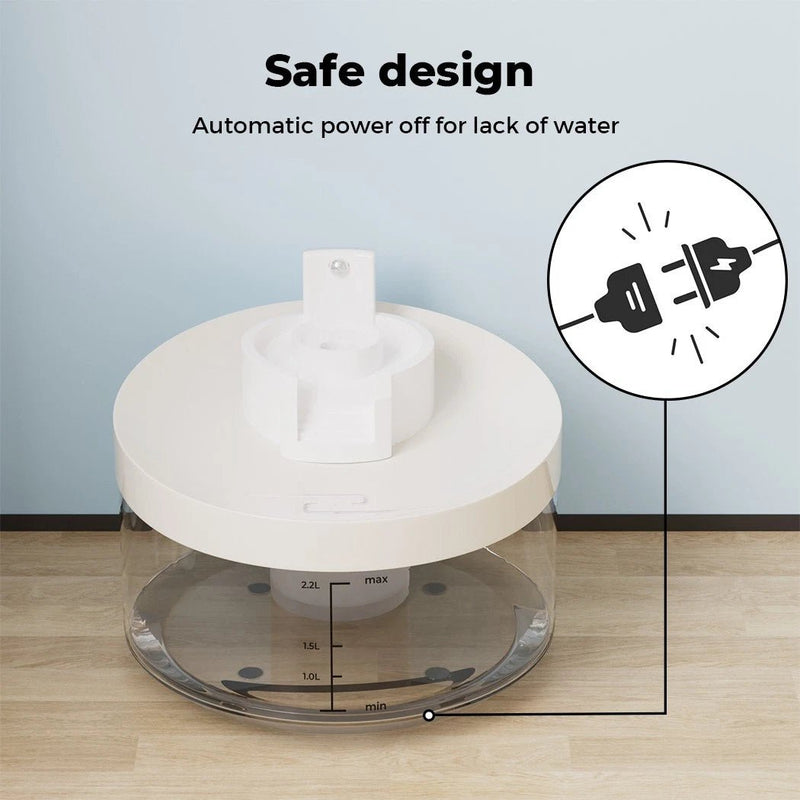 Automatic Sensor Pet Water Fountain 2.2L - House Of Pets Delight (HOPD)