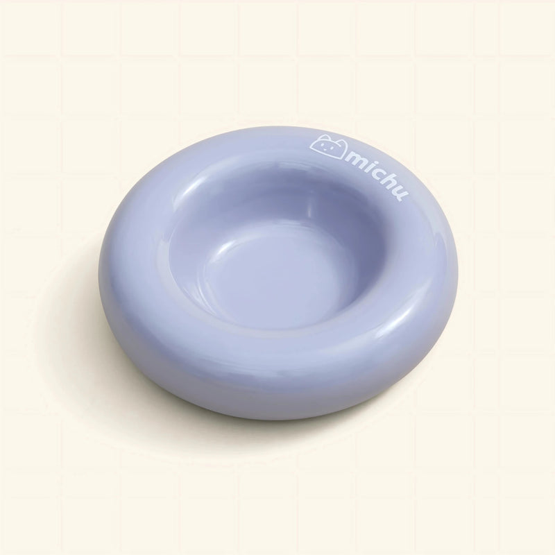 Bagel Ceramic Cat Bowl – Anti - Whisker Cat Food Bowl - Lune - House Of Pets Delight (HOPD)