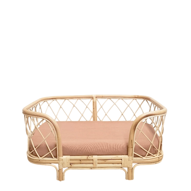 Bella Rattan Dog Bed (2 Sizes) - House Of Pets Delight (HOPD)