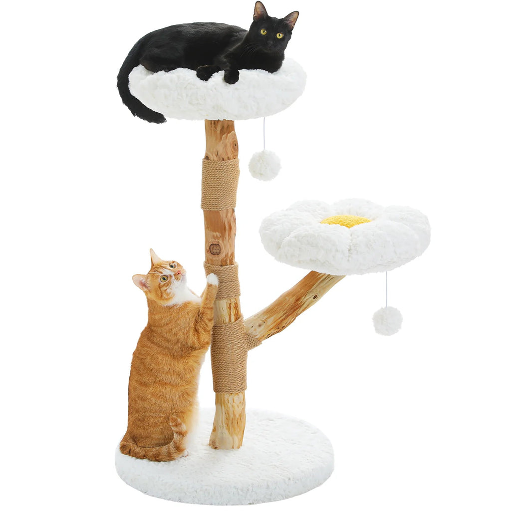 Blossom Cat Tree Real Wood - House Of Pets Delight (HOPD)