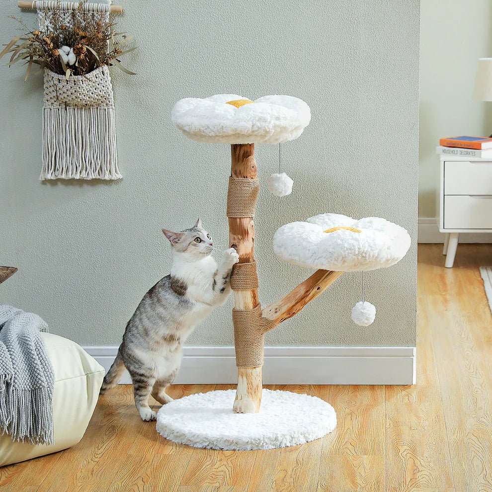 Blossom Cat Tree Real Wood - House Of Pets Delight (HOPD)