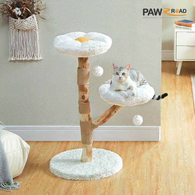 Blossom Cat Tree Real Wood - House Of Pets Delight (HOPD)