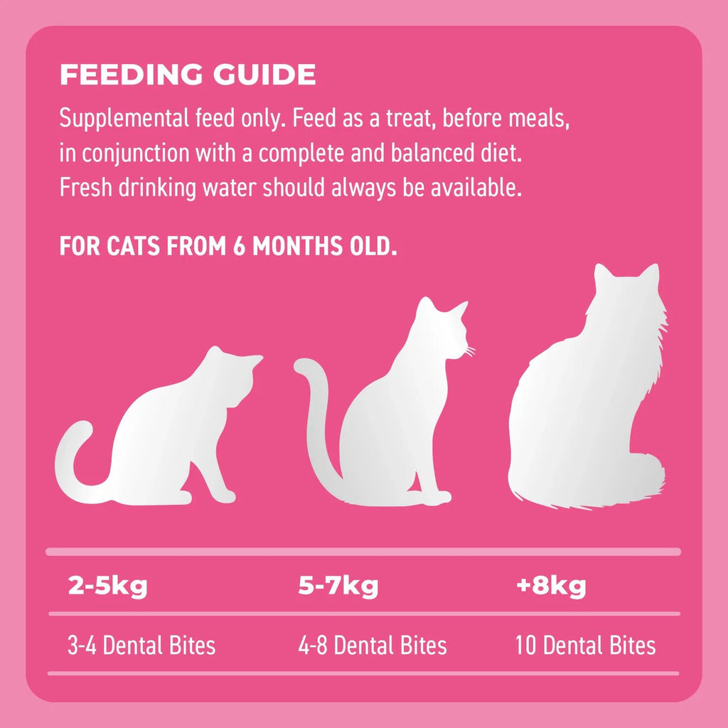 Cat Dental Bites Tuna Spirulina 80G - House Of Pets Delight (HOPD)