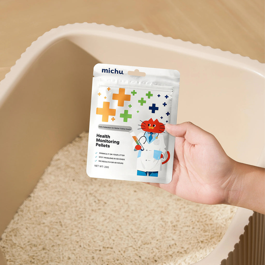 Cat Health Monitoring Pellets - Colour Changing Indicators For Home Urine Testing - House Of Pets Delight (HOPD)