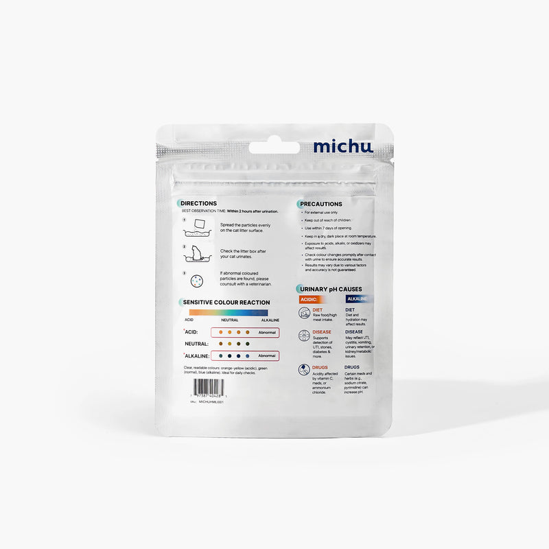 Cat Health Monitoring Pellets - Colour Changing Indicators For Home Urine Testing - House Of Pets Delight (HOPD)