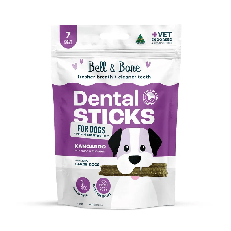 Dog Dental Sticks Roo Mint & Turmeric Small - House Of Pets Delight (HOPD)
