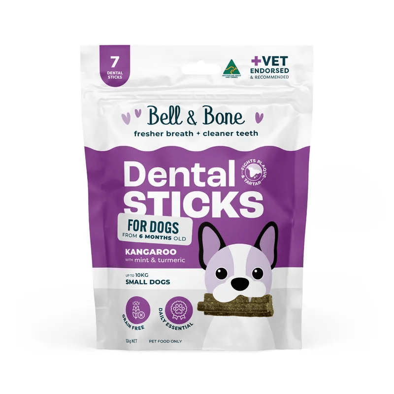 Dog Dental Sticks Roo Mint & Turmeric Small - House Of Pets Delight (HOPD)