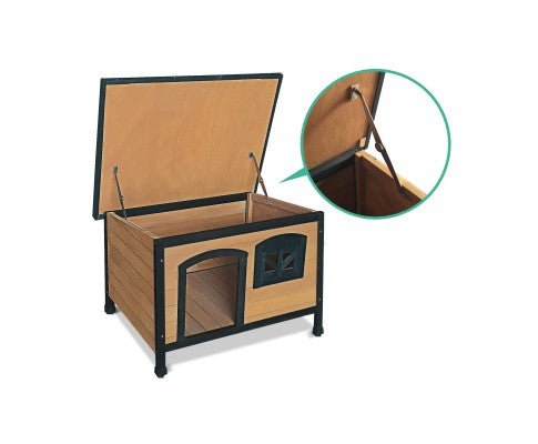 Dog Kennel with Elevated Floor - Large - House Of Pets Delight (HOPD)