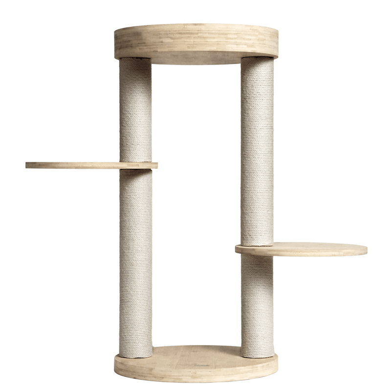 Eco Bamboo Cat Tree Small - Natural Bamboo Structure - House Of Pets Delight (HOPD)