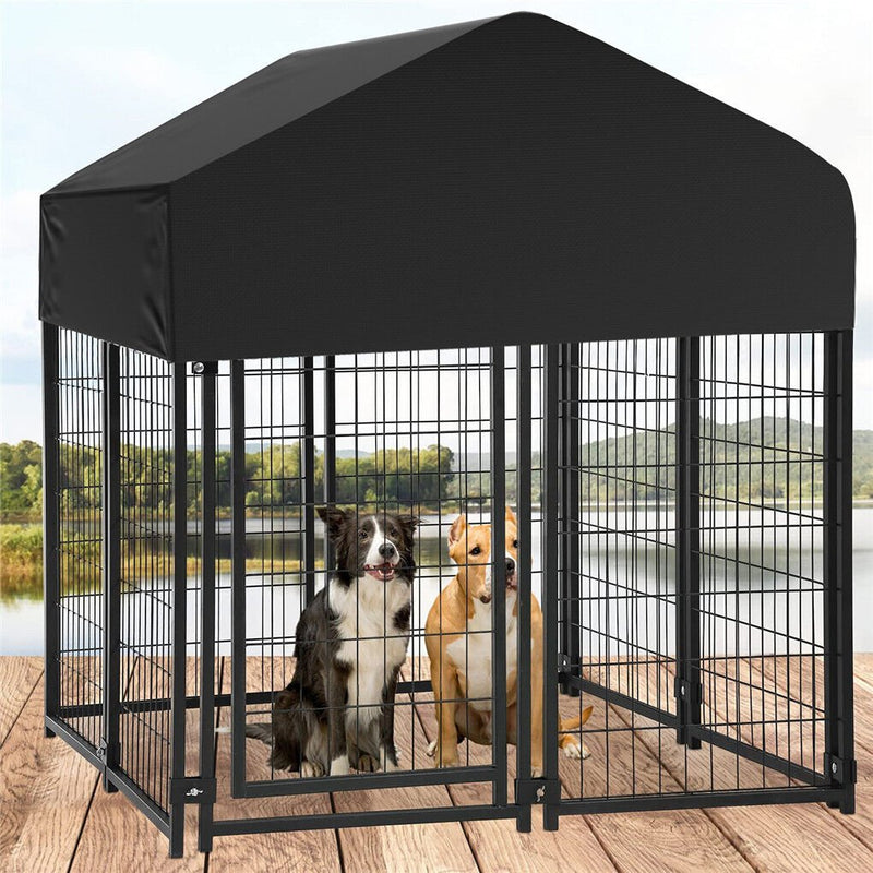 Extra Large Welded Wire Dog Kennel Outdoor Heavy Duty Crate Cage - House Of Pets Delight (HOPD)