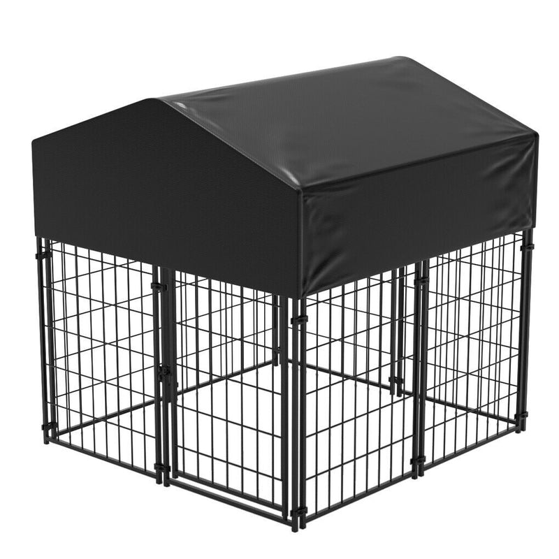 Extra Large Welded Wire Dog Kennel Outdoor Heavy Duty Crate Cage - House Of Pets Delight (HOPD)