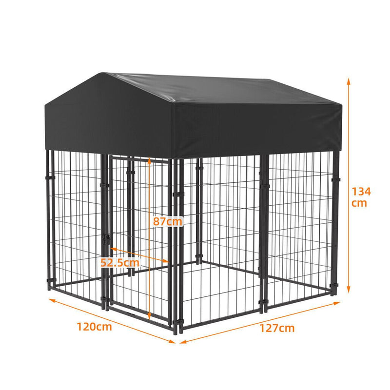 Extra Large Welded Wire Dog Kennel Outdoor Heavy Duty Crate Cage - House Of Pets Delight (HOPD)