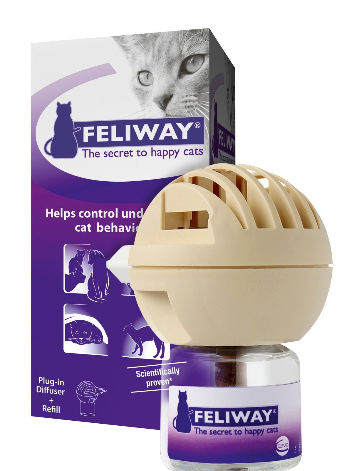 Feliway 48ML Diffuser Refill House Of Pets Delight (HOPD)