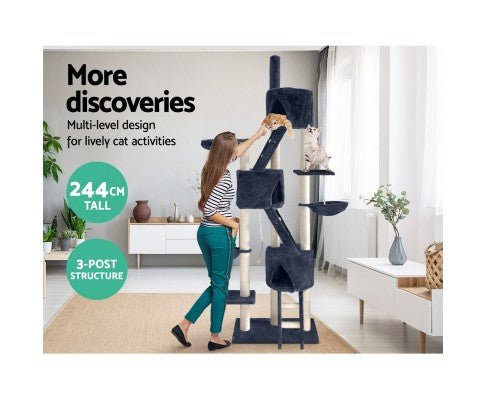 Giant Multi Level Cat Tree - House Of Pets Delight (HOPD)