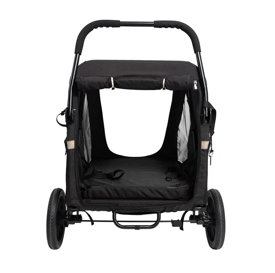 Ibiyaya Grand Cruiser Large Dog Stroller, 4-Wheel Foldable Big Dog