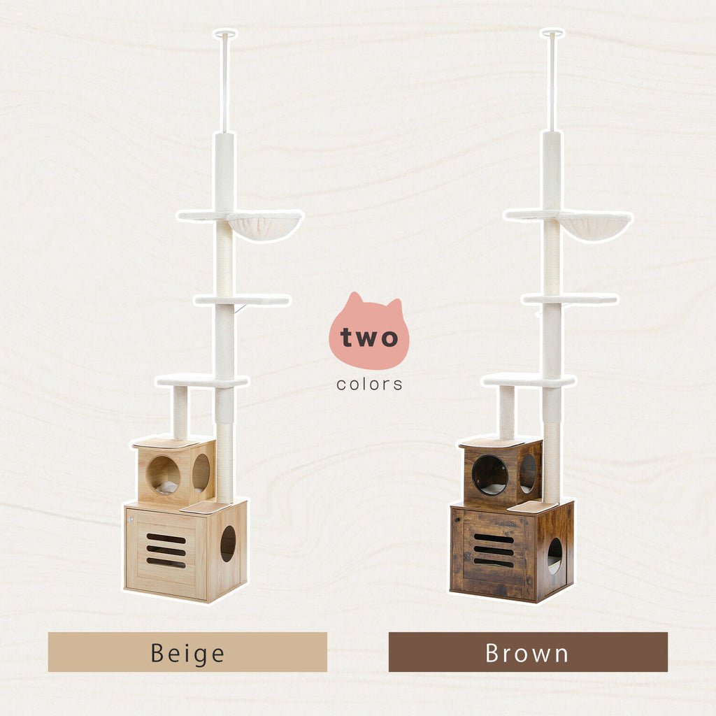 The High Ceiling Crawler - Cat Tree in Brown