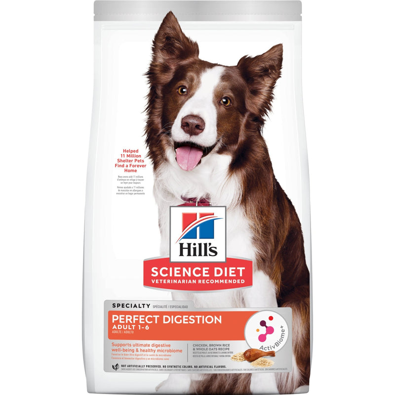 Hill's Science Diet Adult (1 - 6) Perfect Digestion Dry Dog Food - House Of Pets Delight (HOPD)
