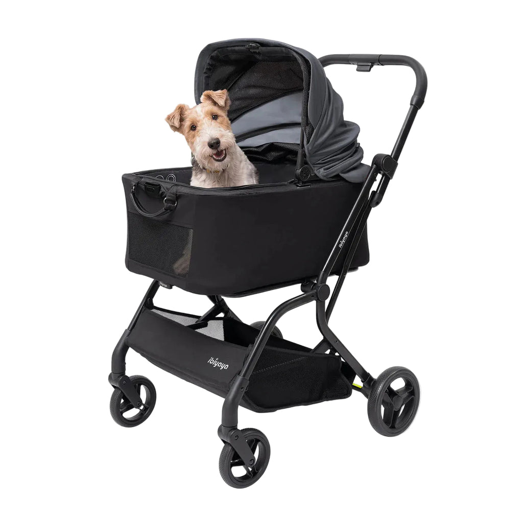 HUE-GO Detachable Pet Stroller & Capsule - Stone Grey - House Of Pets Delight (HOPD)