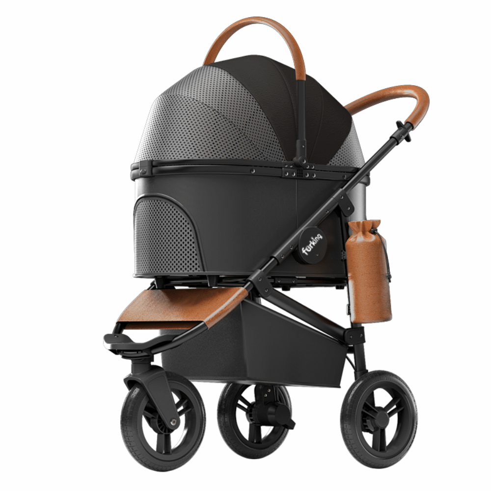 Jogger Pet Pram / Stroller - Black - House Of Pets Delight (HOPD)